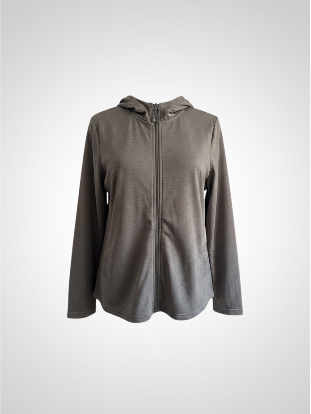 32 Degrees gray zip hooded jacket